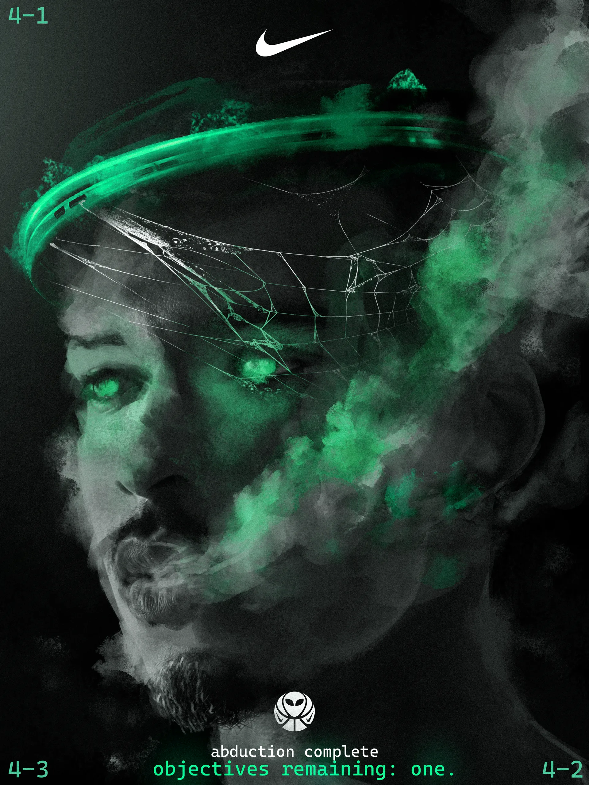 Wemby — digital portrait illustration